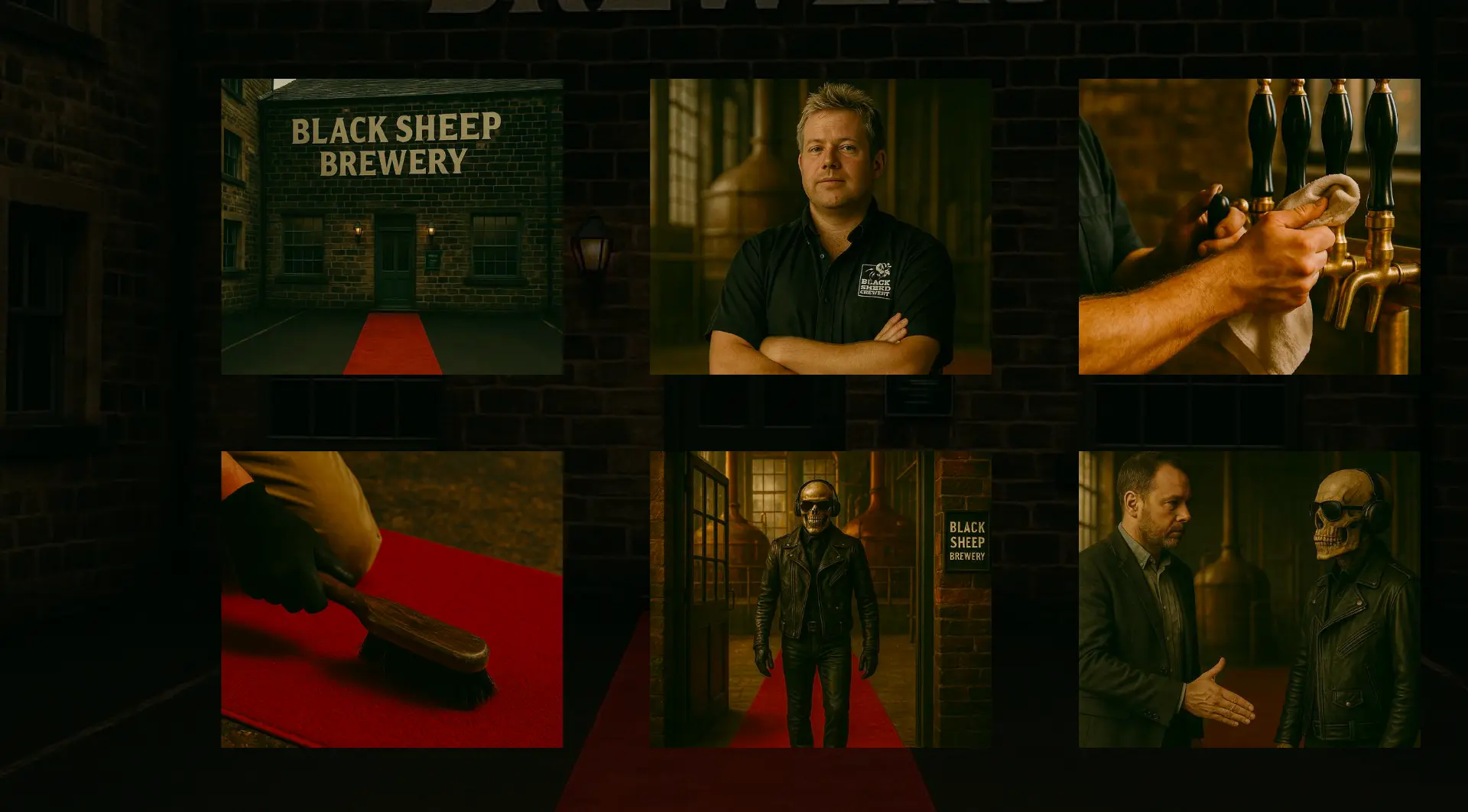 Megadeth Beer Co. advert storyboard page 1